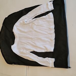 CARTER'S BOYS WHITE LONG SLEEVE SHIRT, BASIC TEE